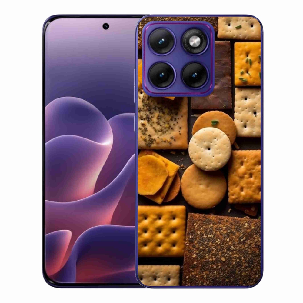Gélový kryt mmCase na Motorola Edge 70 Fusion - sušienky