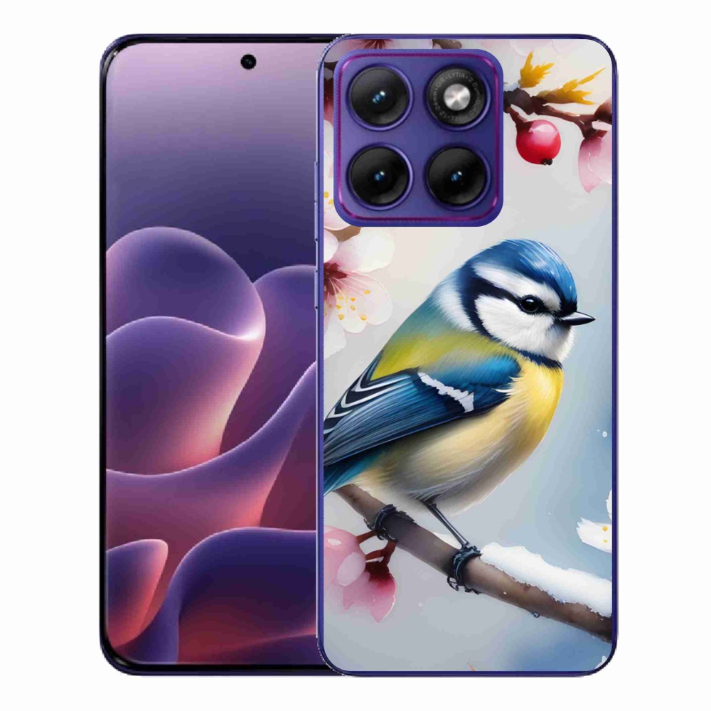 Gélový kryt mmCase na Motorola Edge 70 Fusion - sýkorka