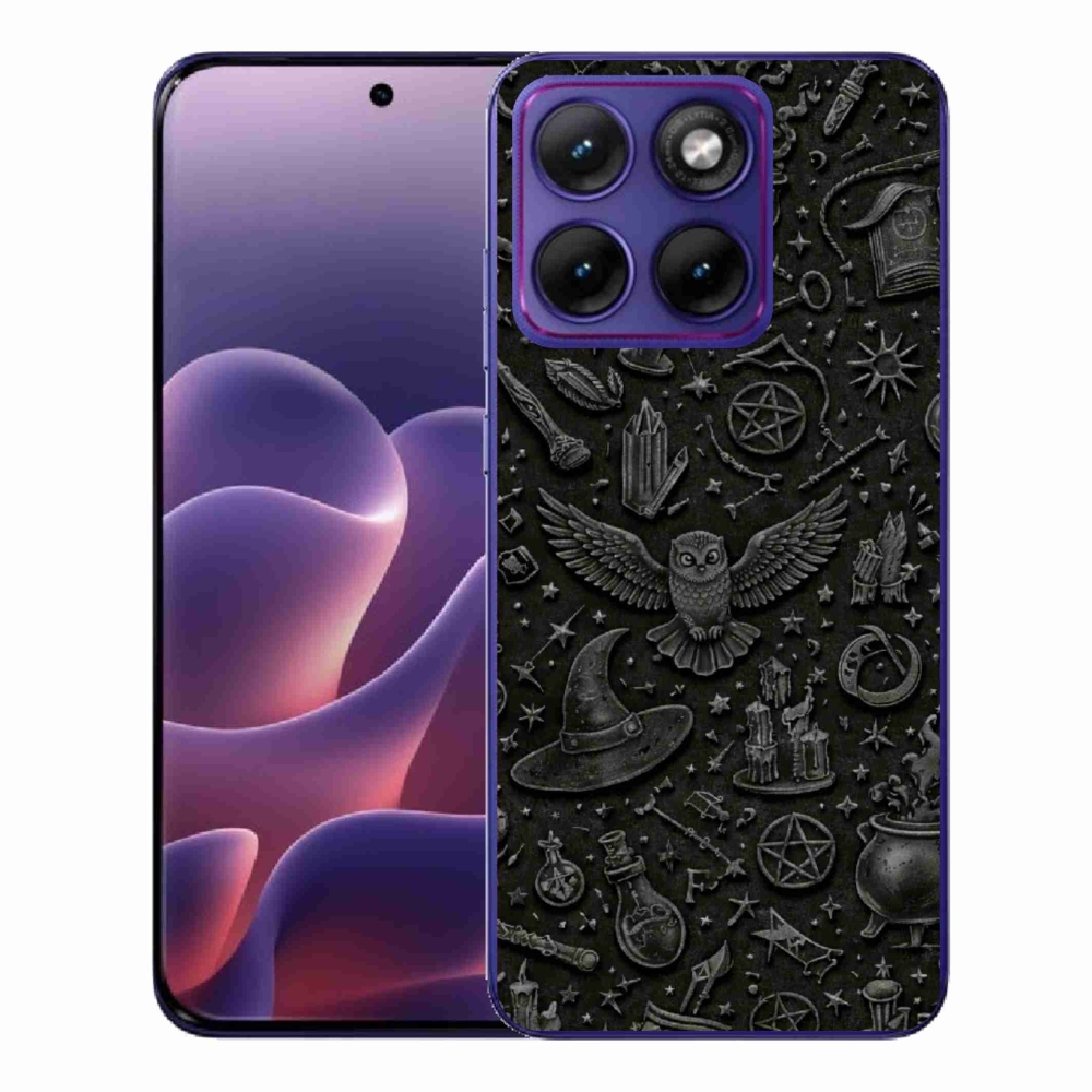 Gélový kryt mmCase na Motorola Edge 70 Fusion - tmavý magický svet