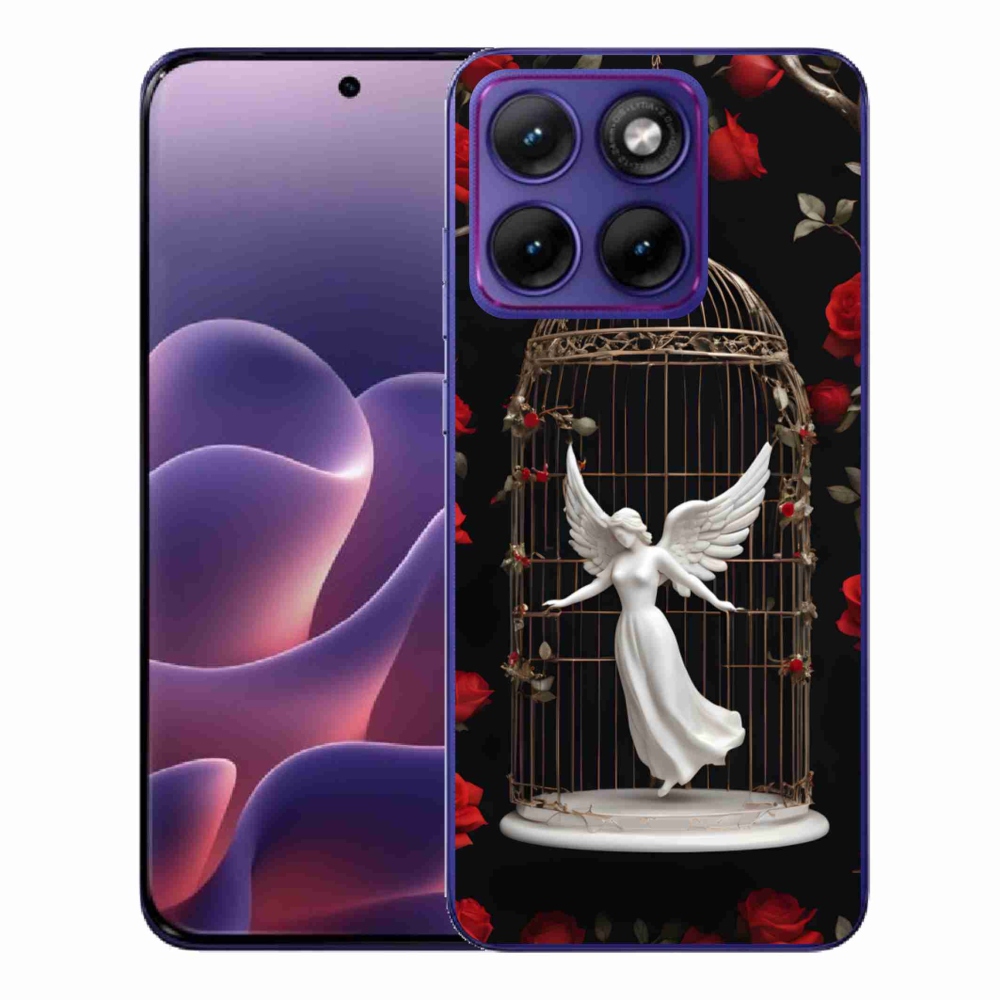 Gélový kryt mmCase na Motorola Edge 70 Fusion - uväznený anjel