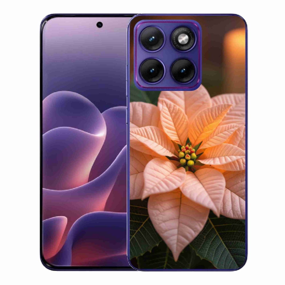 Gélový kryt mmCase na Motorola Edge 70 Fusion - vianočná hviezda