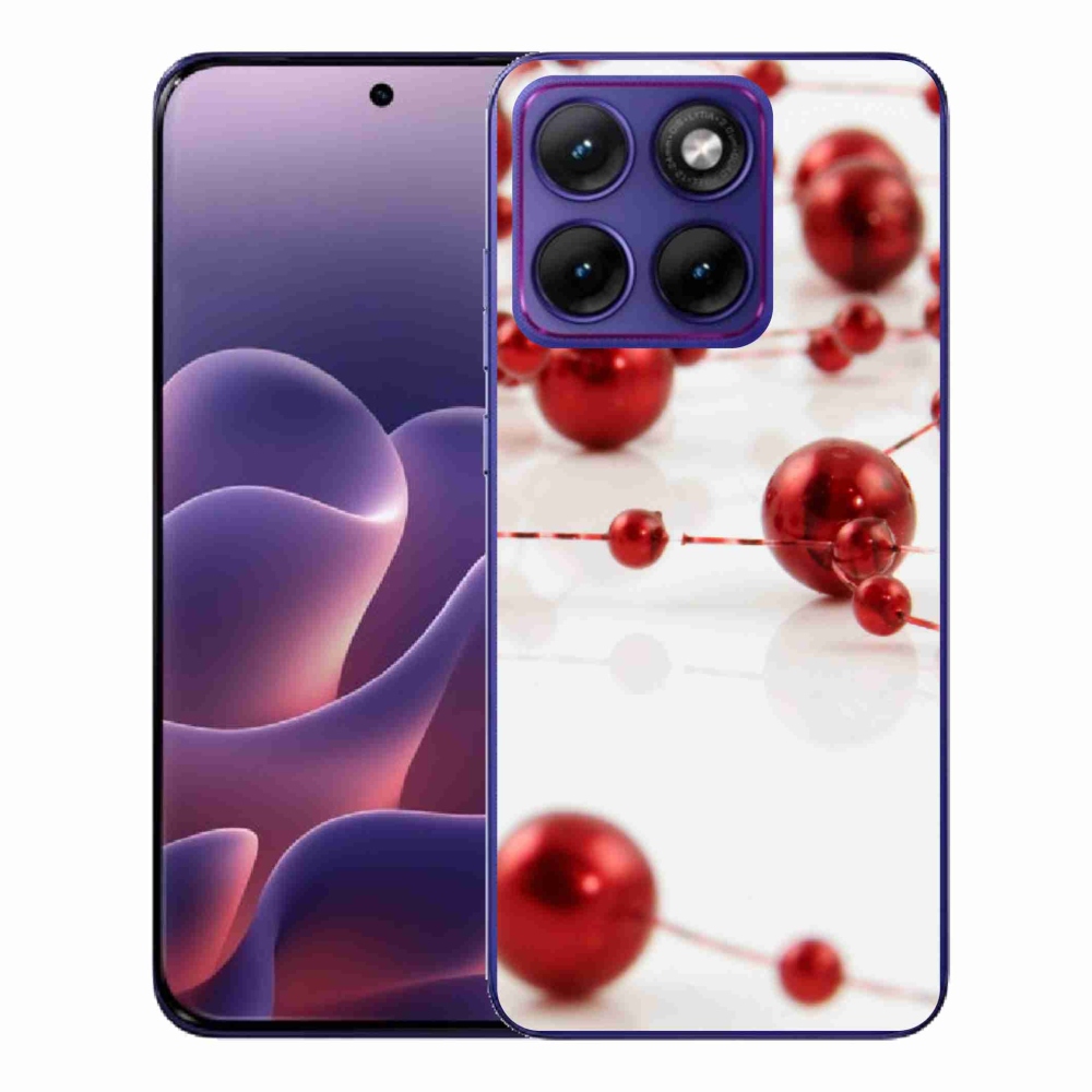 Gélový kryt mmCase na Motorola Edge 70 Fusion - vianočná reťaz