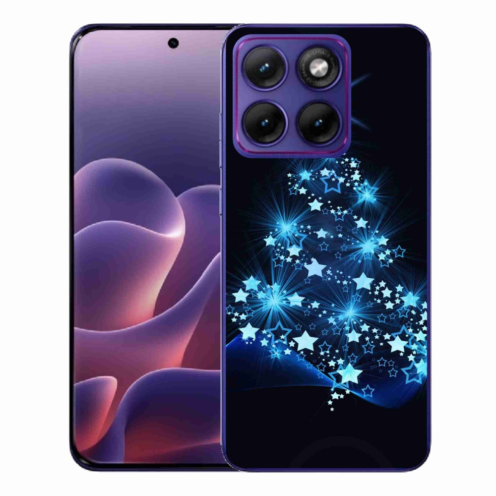 Gélový kryt mmCase na Motorola Edge 70 Fusion - vianočný stromček