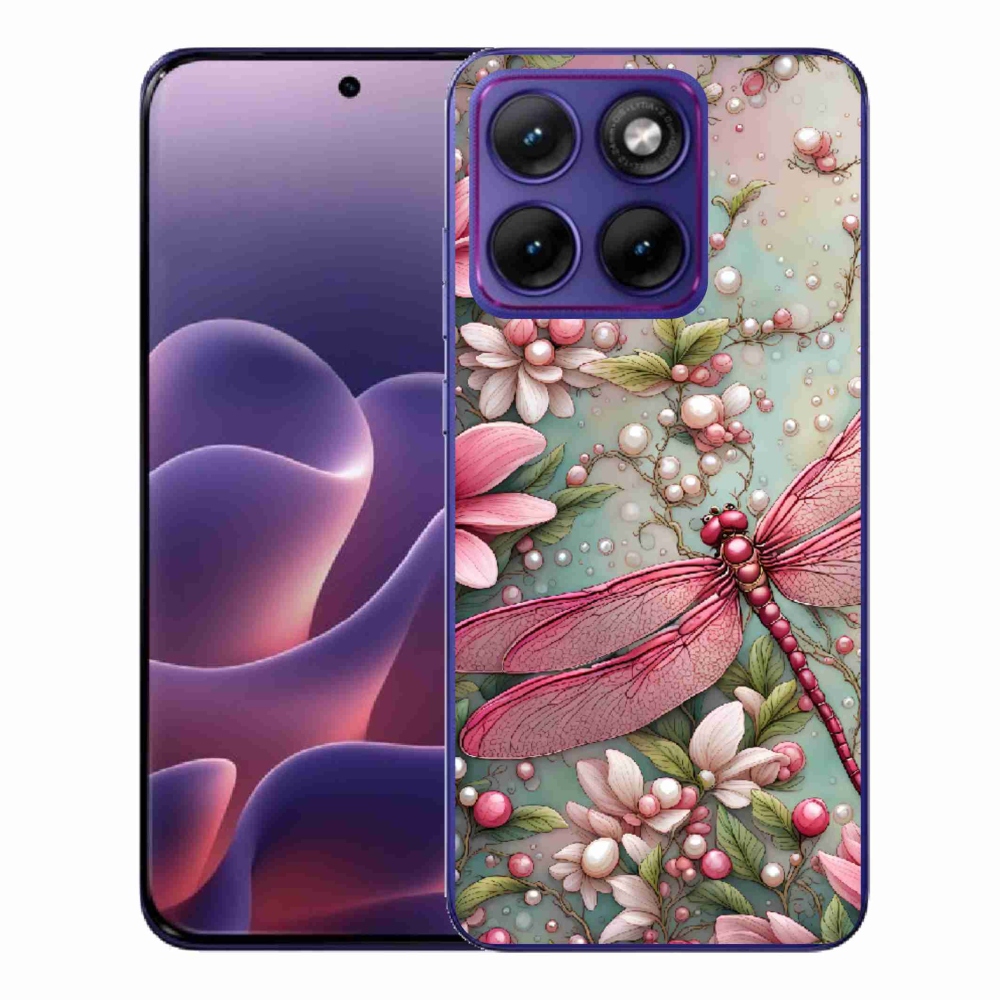 Gélový kryt mmCase na Motorola Edge 70 Fusion - vážka