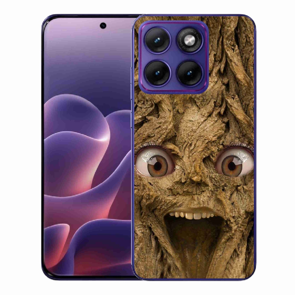 Gélový kryt mmCase na Motorola Edge 70 Fusion - veselý strom s očami