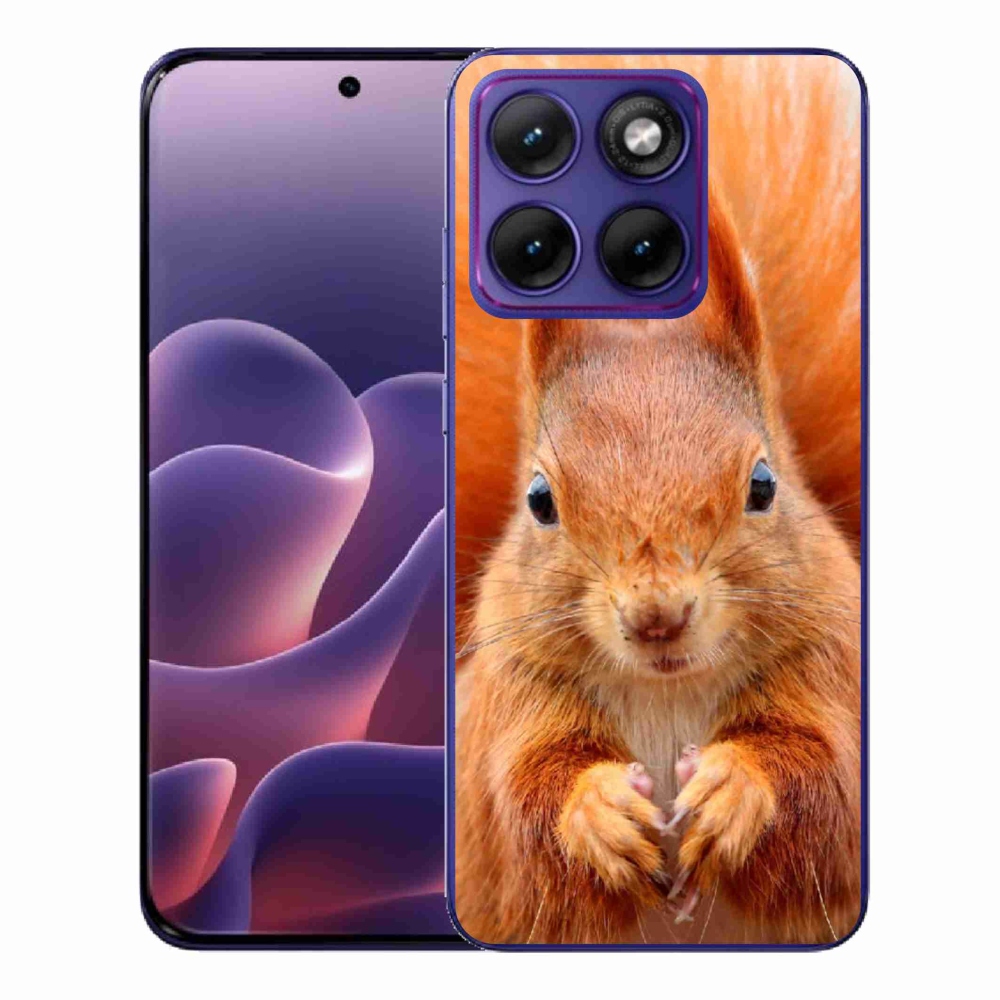 Gélový kryt mmCase na Motorola Edge 70 Fusion - veverička
