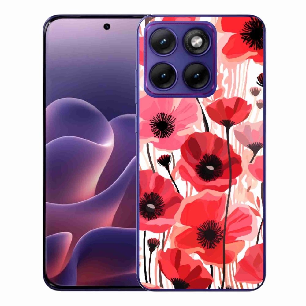 Gélový kryt mmCase na Motorola Edge 70 Fusion - vlčí mak 1