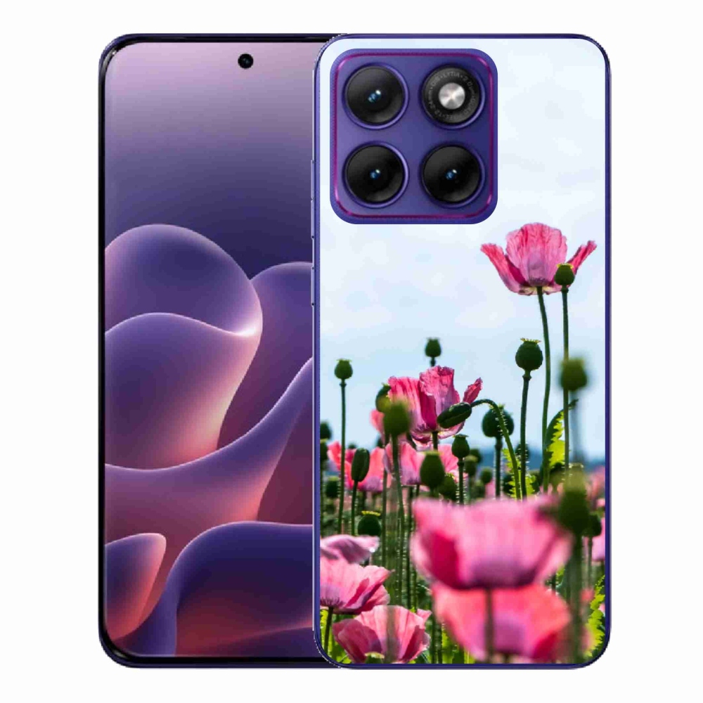 Gélový kryt mmCase na Motorola Edge 70 Fusion - vlčí mak