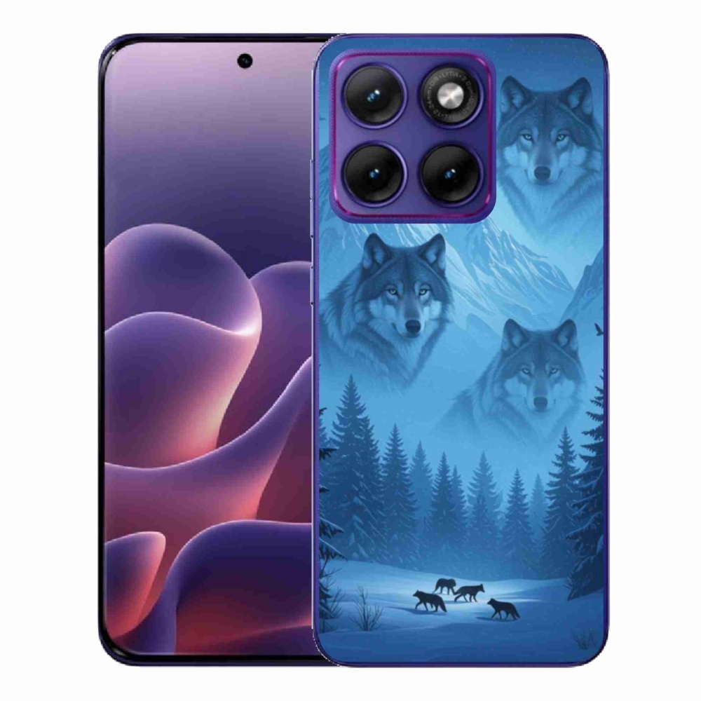 Gélový kryt mmCase na Motorola Edge 70 Fusion - vlčia svorka