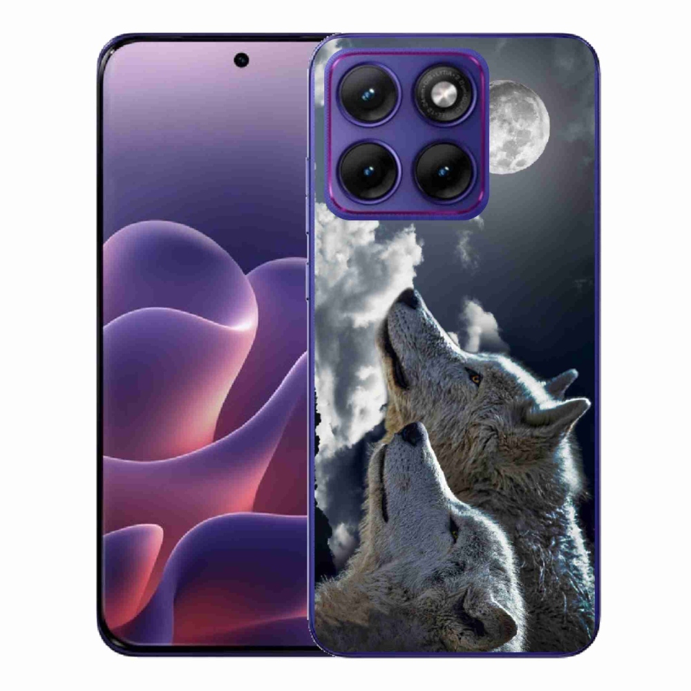 Gélový kryt mmCase na Motorola Edge 70 Fusion - vlci