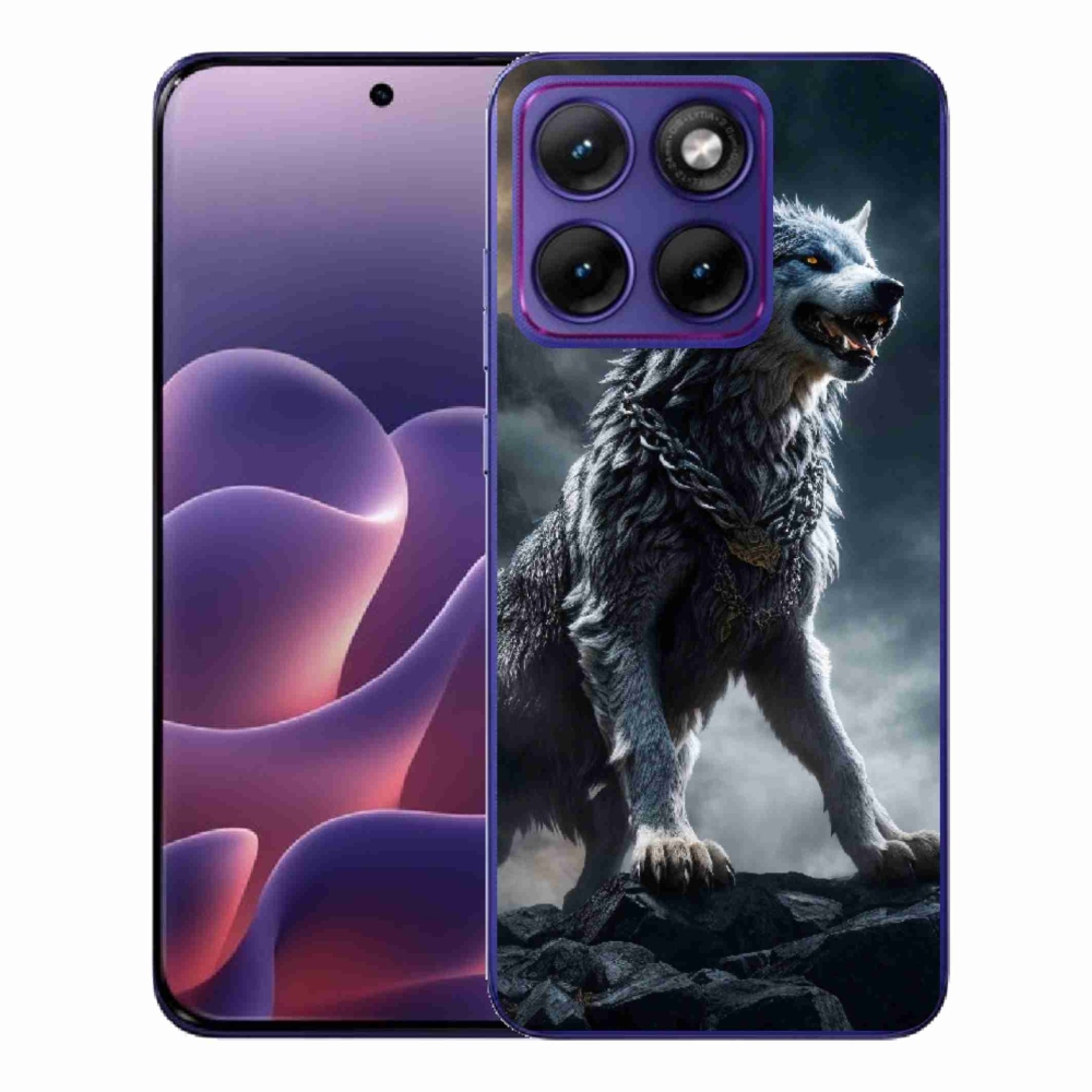 Gélový kryt mmCase na Motorola Edge 70 Fusion - vlk 1