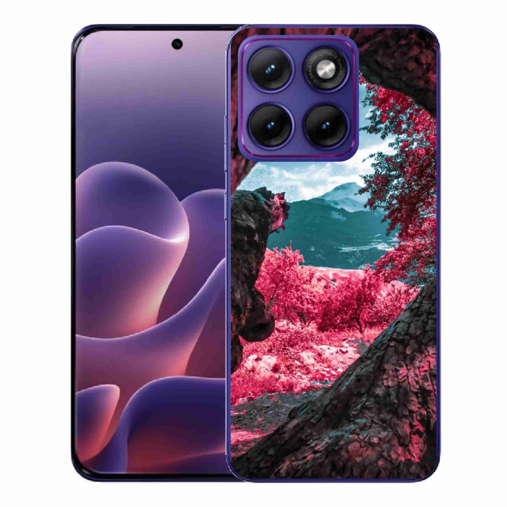 Gélový kryt mmCase na Motorola Edge 70 Fusion - výhľad na hory
