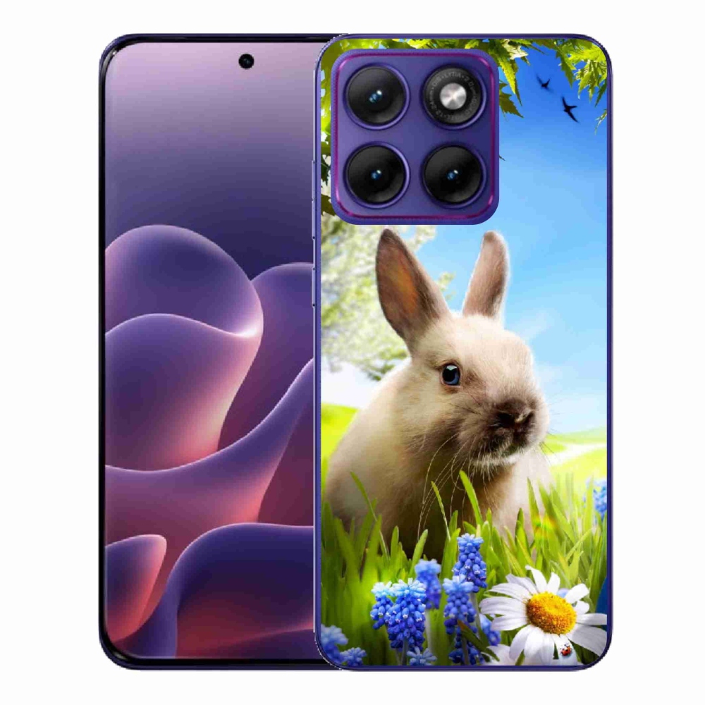Gélový kryt mmCase na Motorola Edge 70 Fusion - zajačik