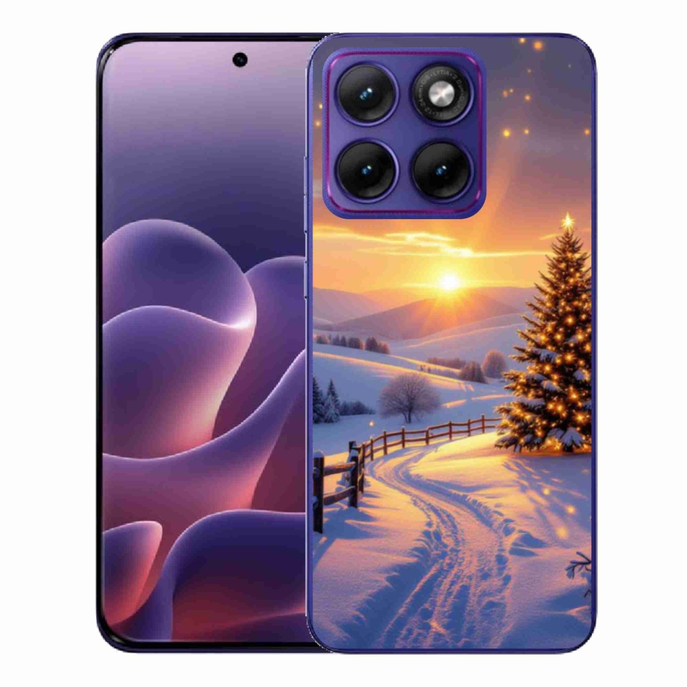 Gélový kryt mmCase na Motorola Edge 70 Fusion - zimná krajina