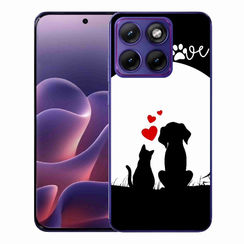 Gélový kryt mmCase na Motorola Edge 70 Fusion - zvieracia láska