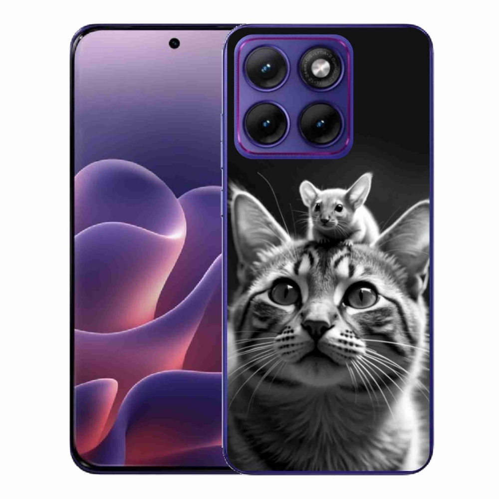 Gélový kryt mmCase na Motorola Edge 70 Fusion - zvieracie priateľstvo 2