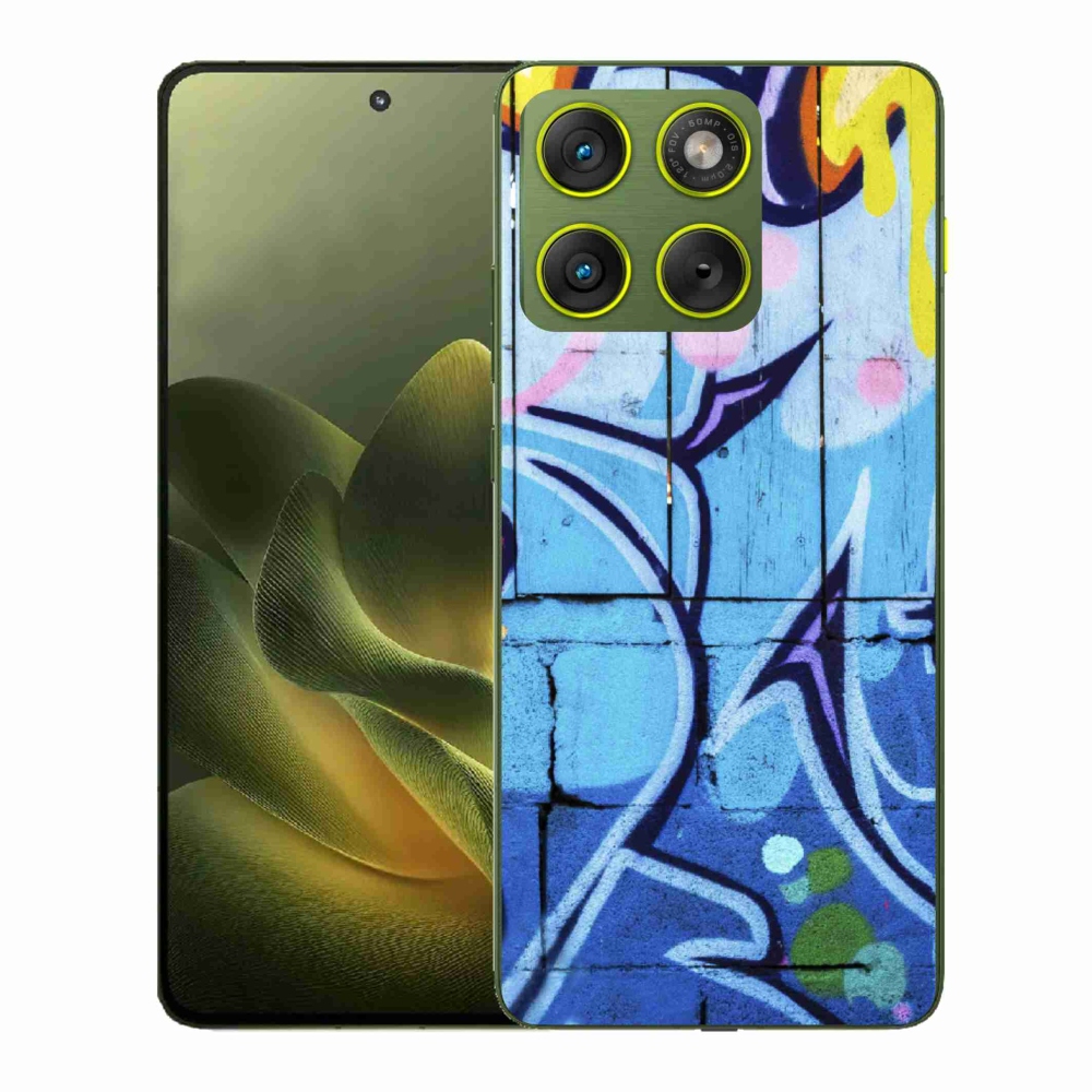 Gélový kryt mmCase na Motorola Edge 70 - graffiti