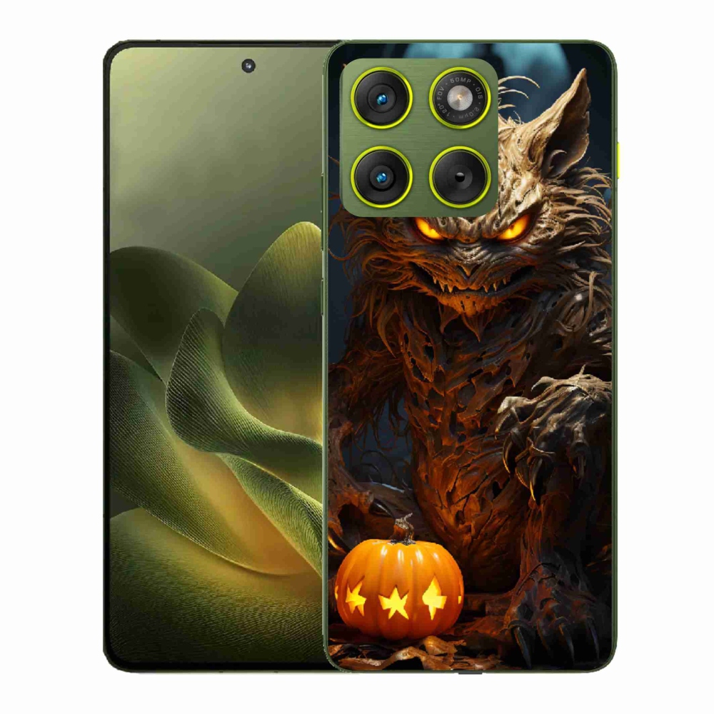 Gélový kryt mmCase na Motorola Edge 70 - halloweenska príšera