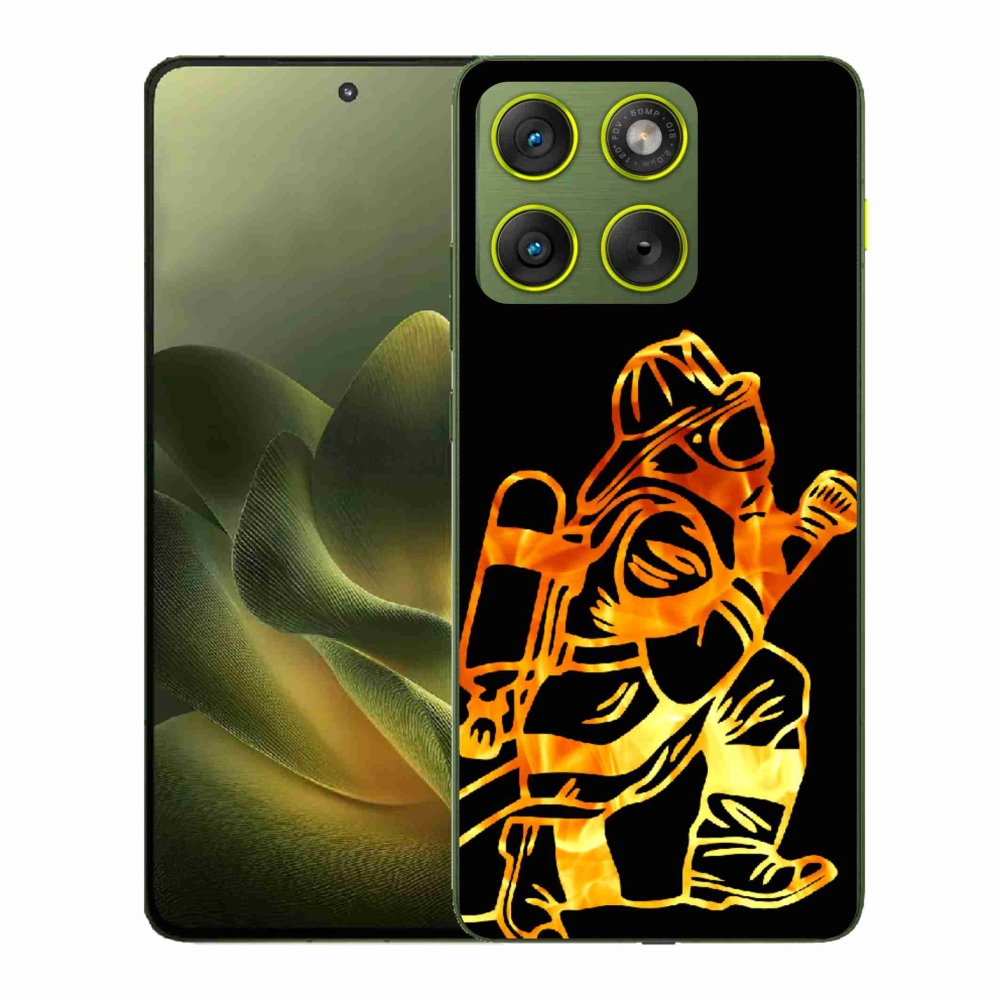 Gélový kryt mmCase na Motorola Edge 70 - hasič 1