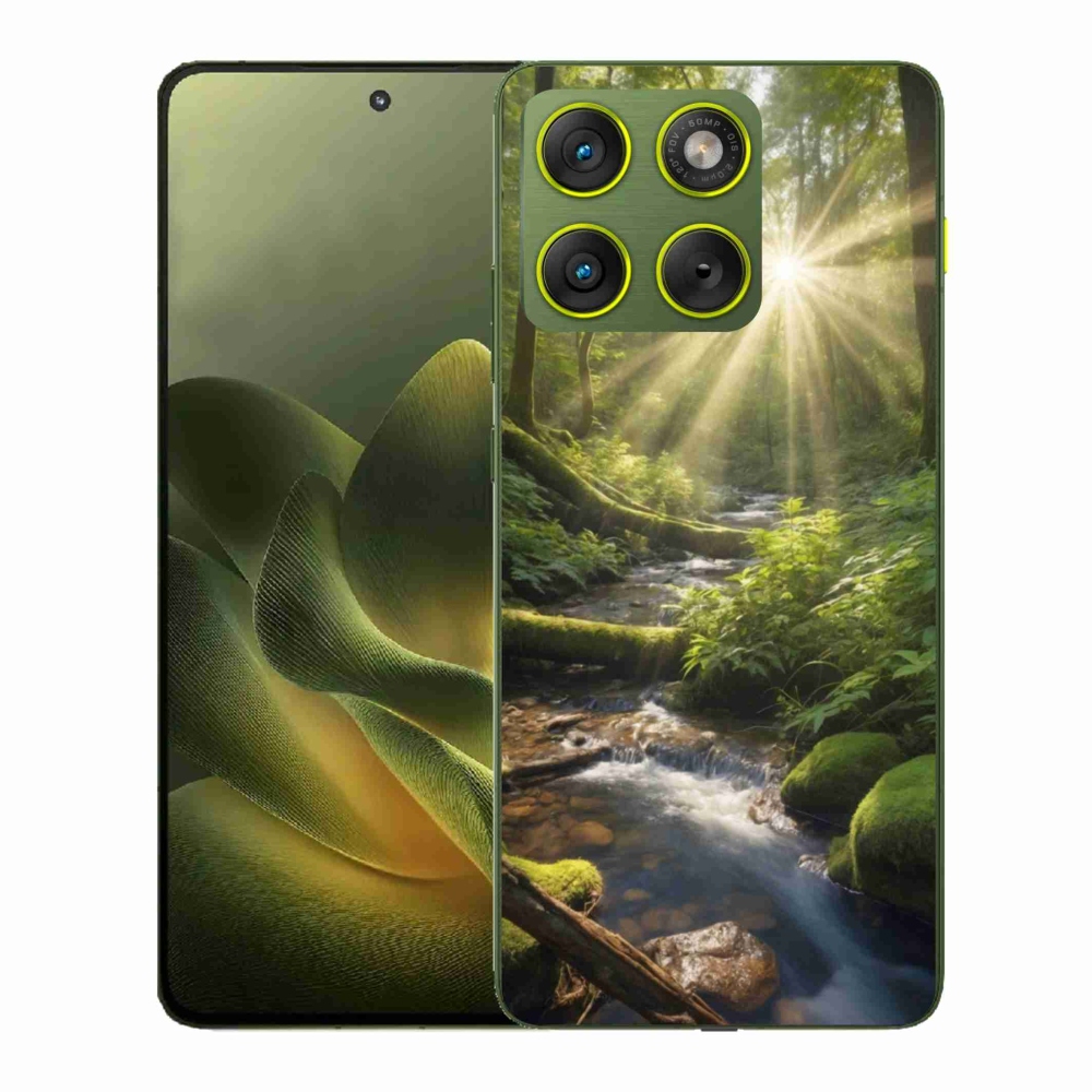 Gélový kryt mmCase na Motorola Edge 70 - hlbina lesa