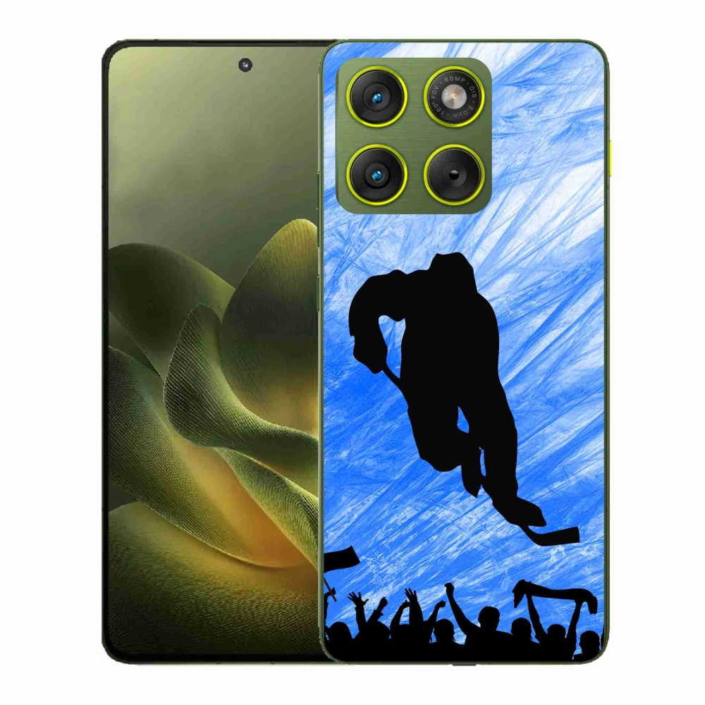 Gélový kryt mmCase na Motorola Edge 70 - hokejový hráč