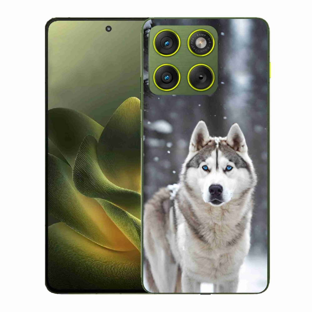 Gélový kryt mmCase na Motorola Edge 70 - husky 2