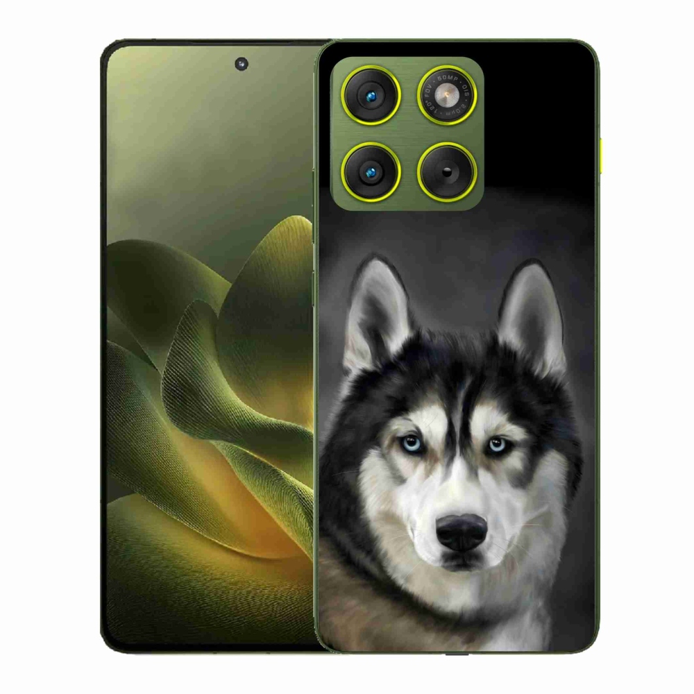 Gélový kryt mmCase na Motorola Edge 70 - husky