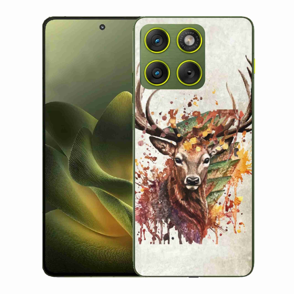 Gélový kryt mmCase na Motorola Edge 70 - jeleň 1