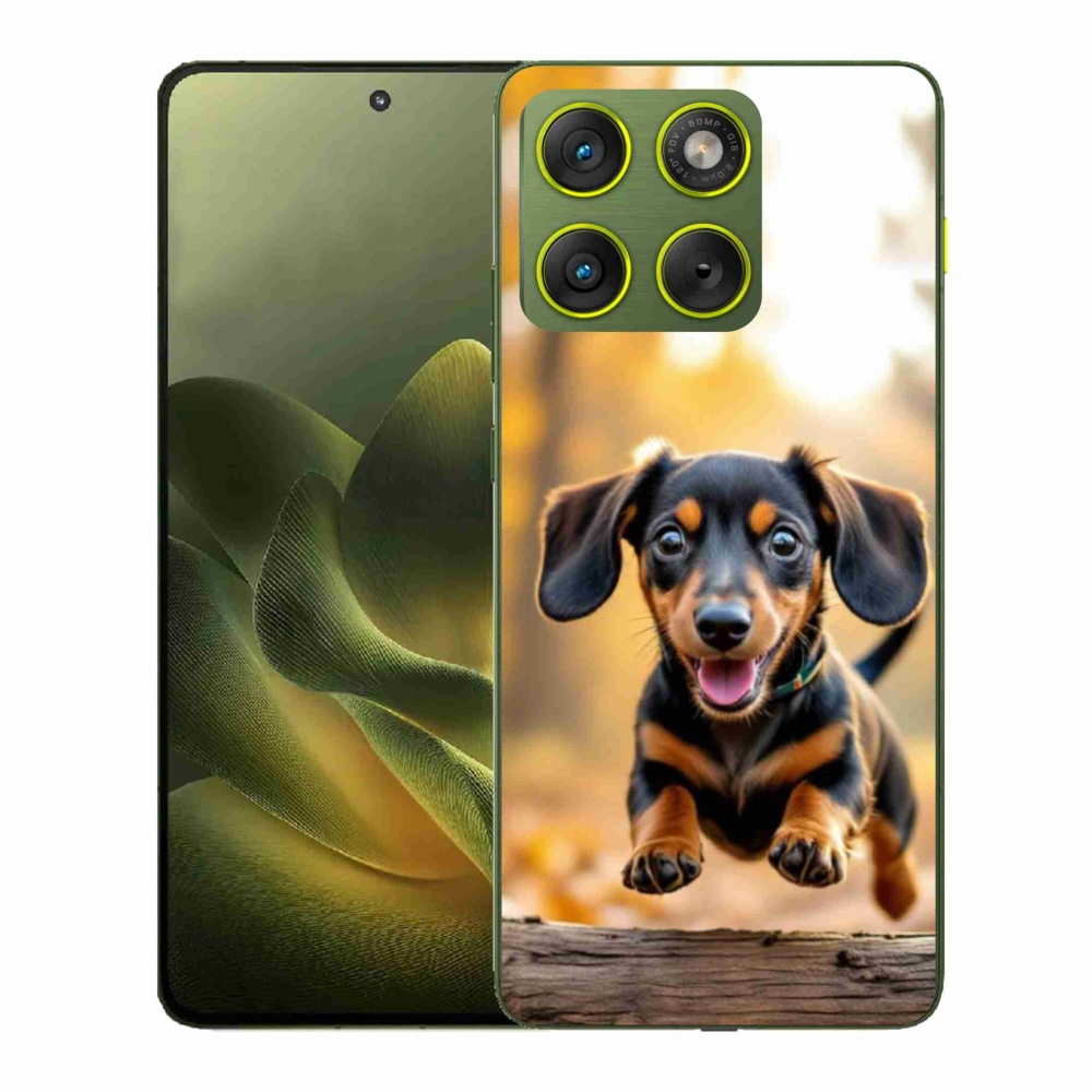 Gélový kryt mmCase na Motorola Edge 70 - jazvečík 2