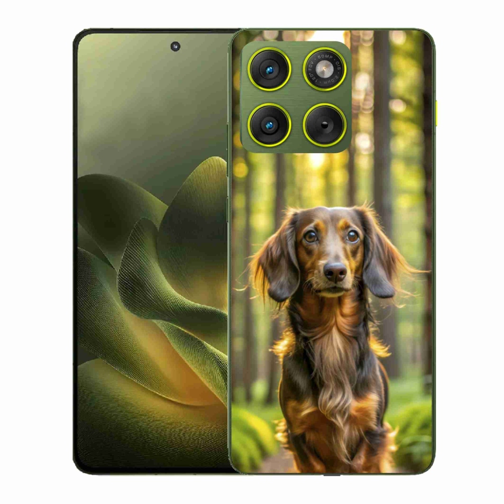 Gélový kryt mmCase na Motorola Edge 70 - jazvečík 4