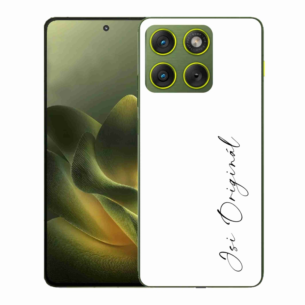 Gélový kryt mmCase na Motorola Edge 70 - si originál biele pozadie