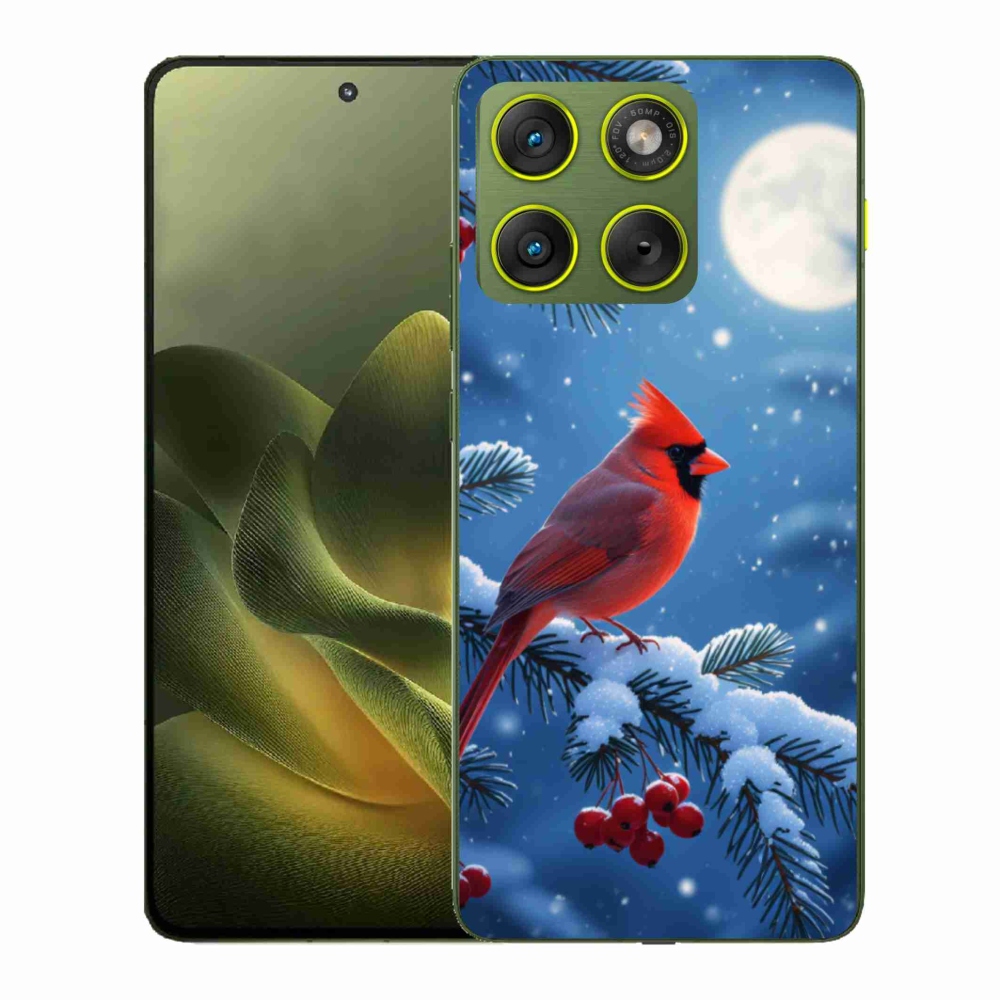 Gélový kryt mmCase na Motorola Edge 70 - kardinál červený