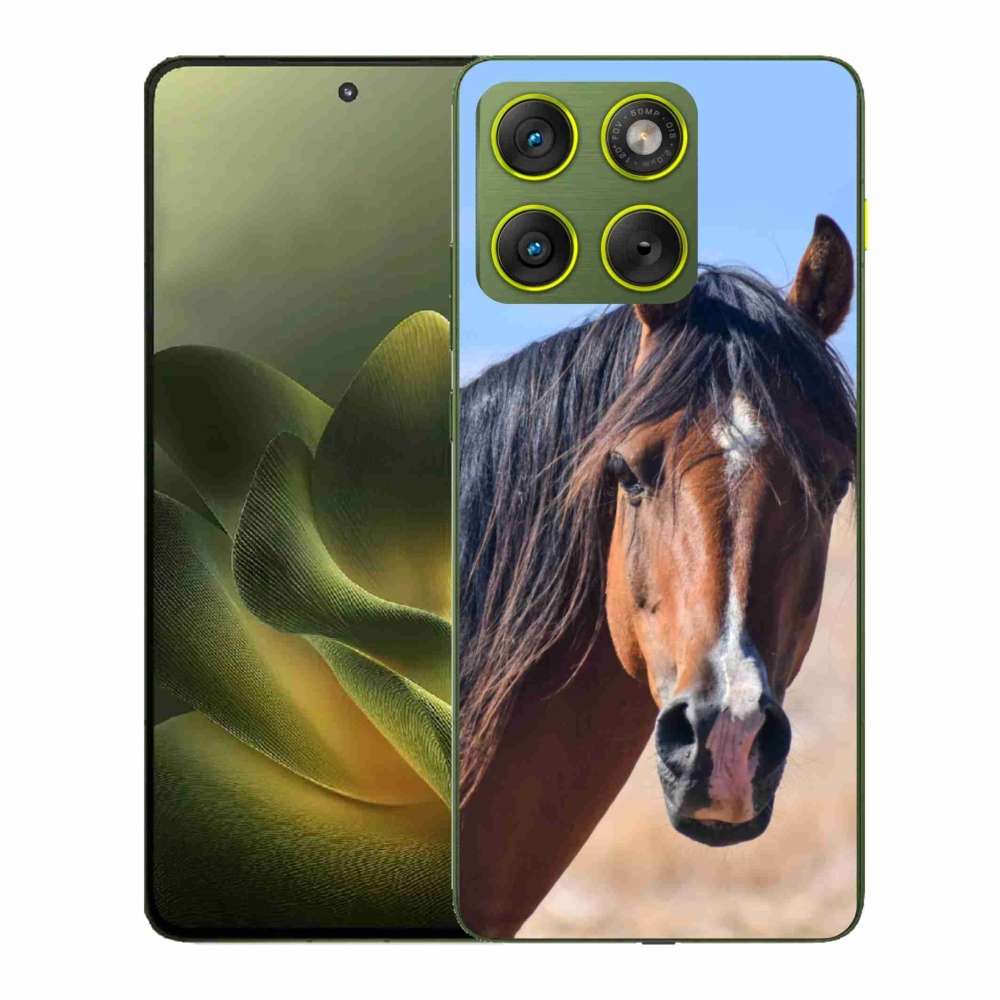 Gélový kryt mmCase na Motorola Edge 70 - pokojný kôň