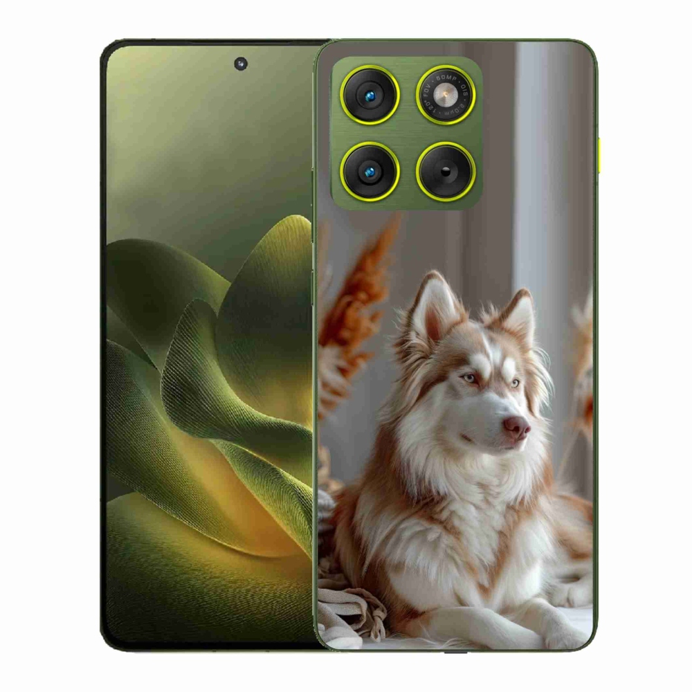 Gélový kryt mmCase na Motorola Edge 70 - pokojný sibírsky husky
