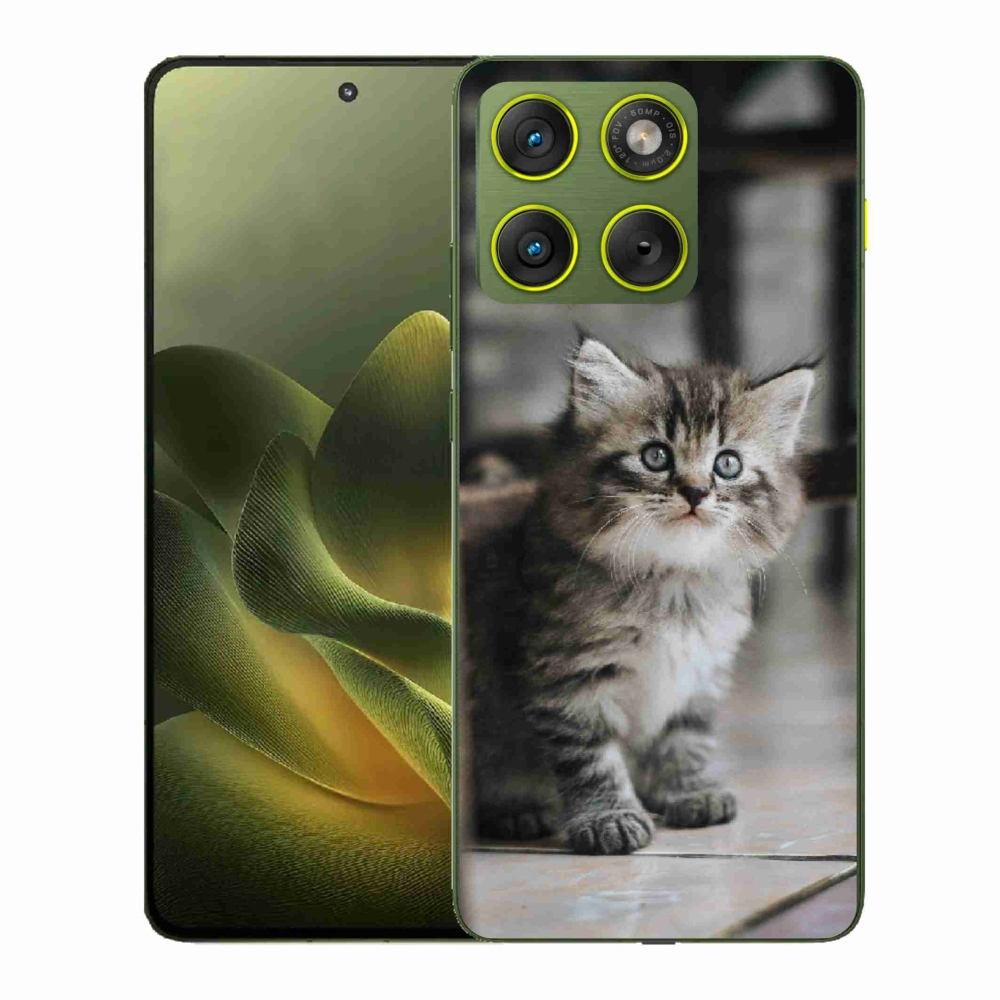 Gélový kryt mmCase na Motorola Edge 70 - mačiatko