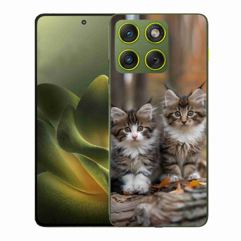 Gélový kryt mmCase na Motorola Edge 70 - mačacie duo 3