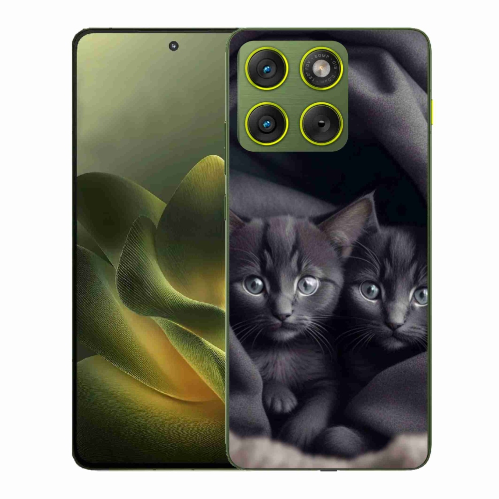 Gélový kryt mmCase na Motorola Edge 70 - mačacie duo