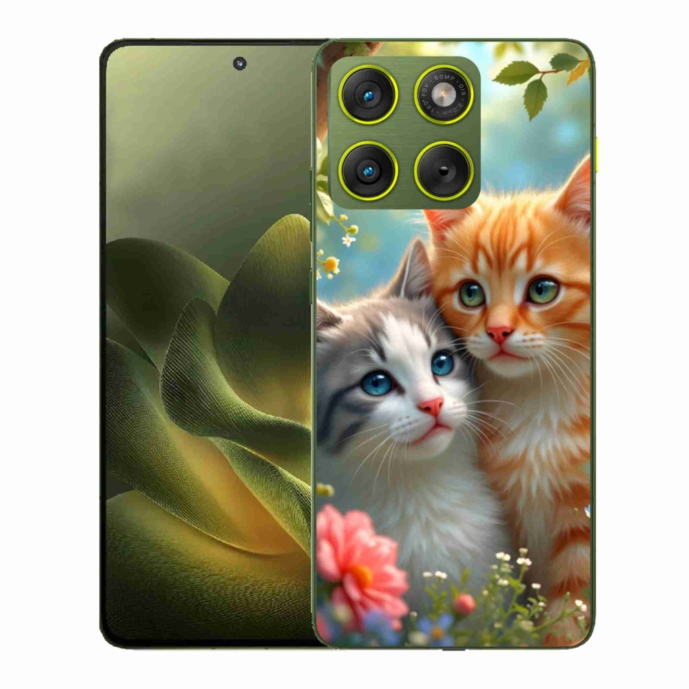 Gélový kryt mmCase na Motorola Edge 70 - mačacia láska 2