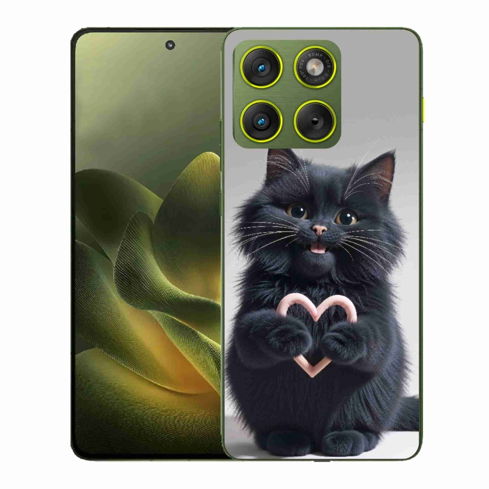 Gélový kryt mmCase na Motorola Edge 70 - mačacia láska 3
