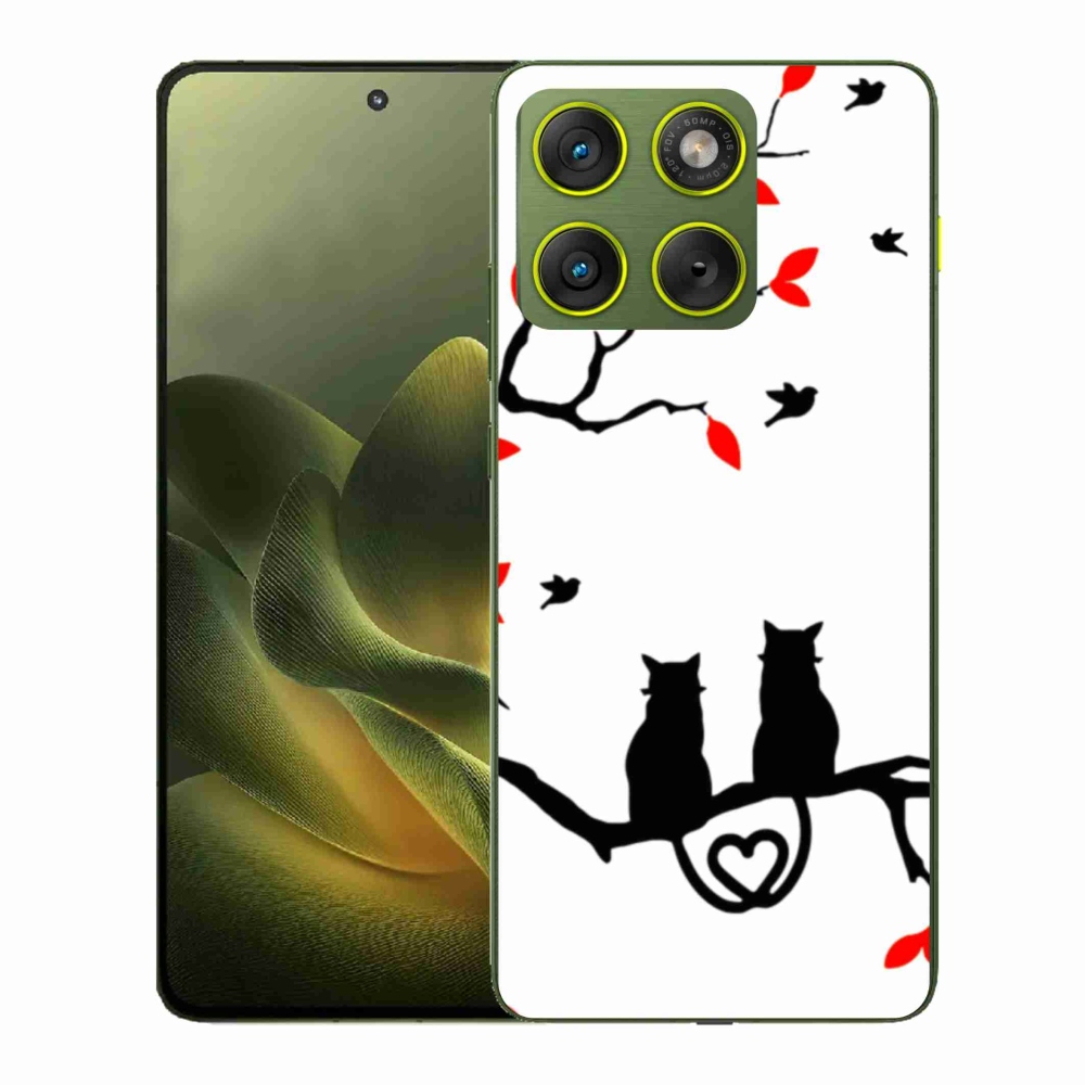 Gélový kryt mmCase na Motorola Edge 70 - mačacia láska