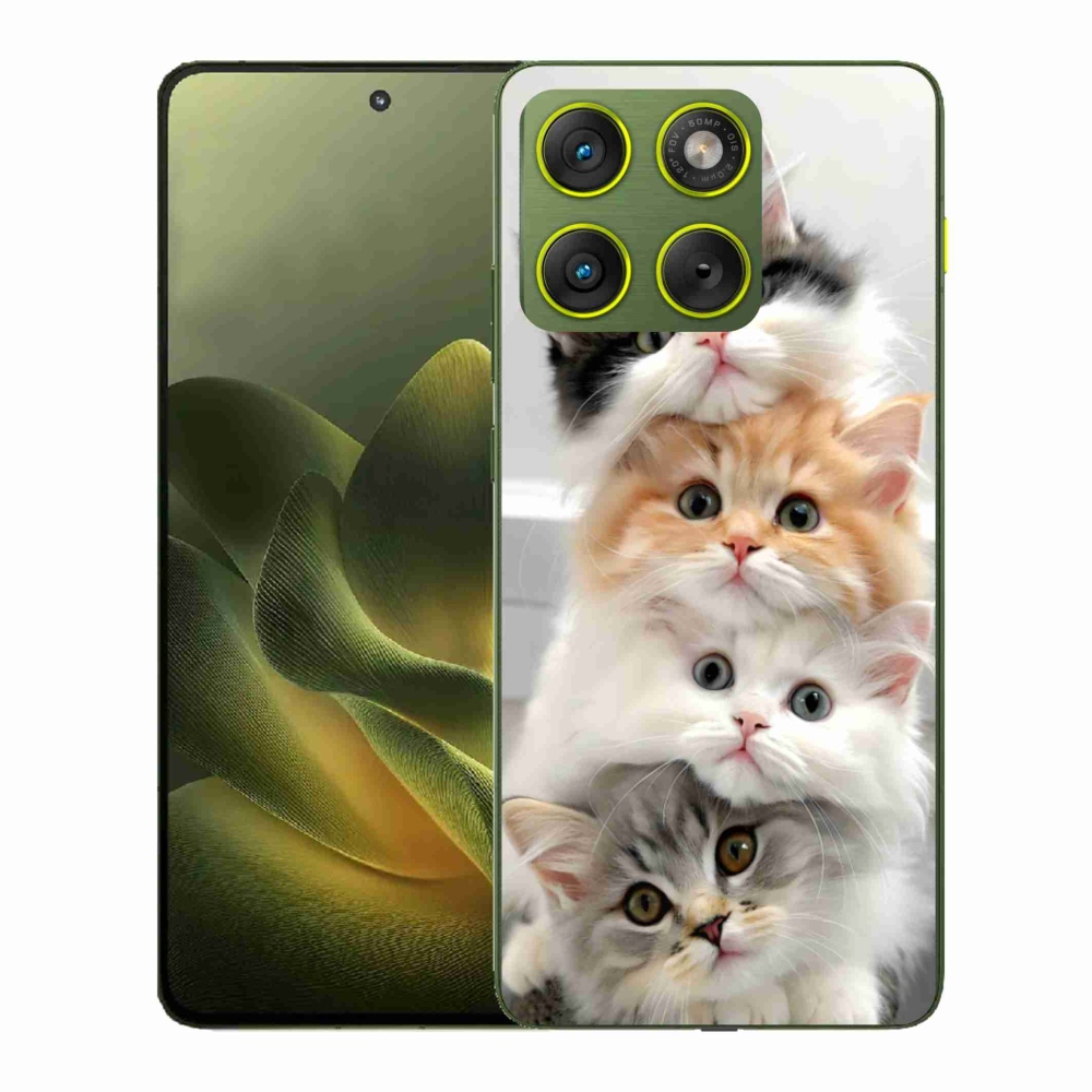 Gélový kryt mmCase na Motorola Edge 70 - mačacia partia