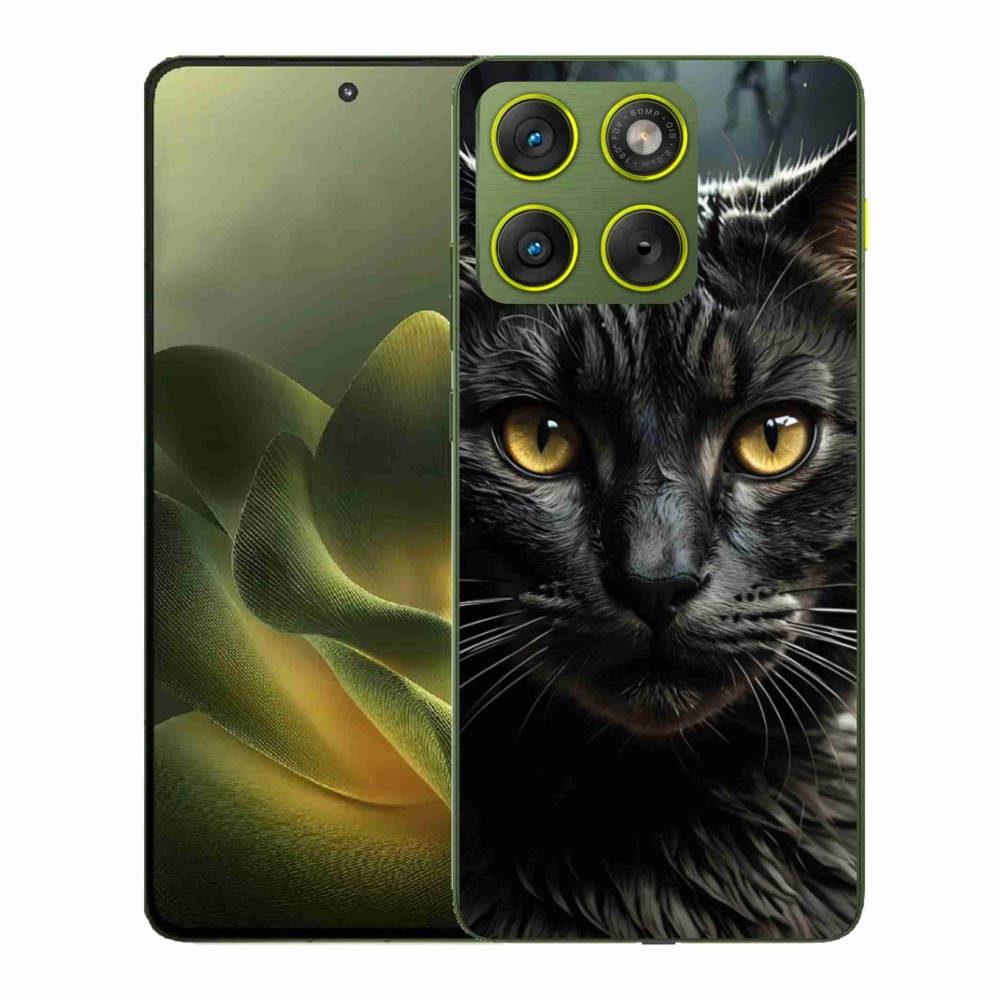 Gélový kryt mmCase na Motorola Edge 70 - mačacie pohľad 3