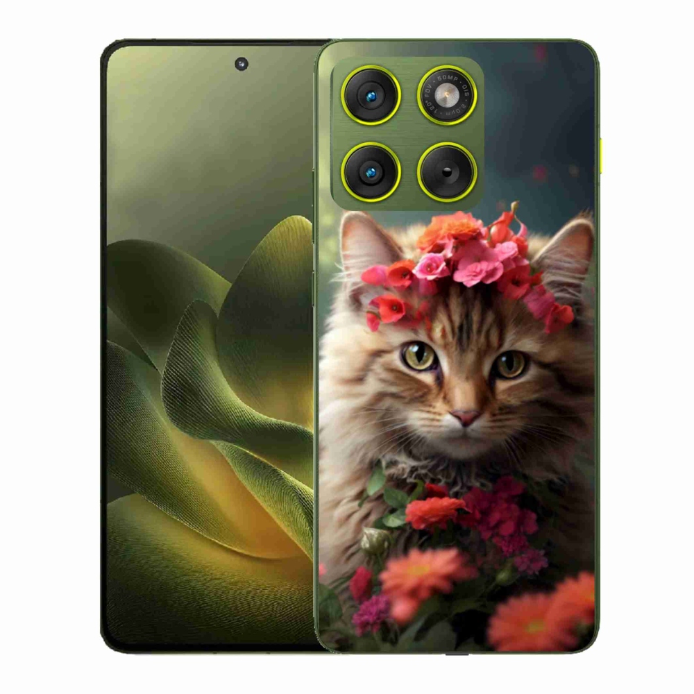 Gélový kryt mmCase na Motorola Edge 70 - mačacia princezná