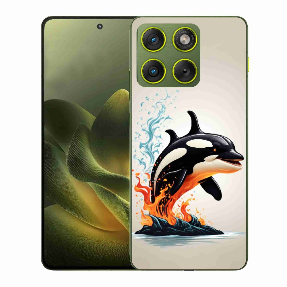Gélový kryt mmCase na Motorola Edge 70 - kosatka