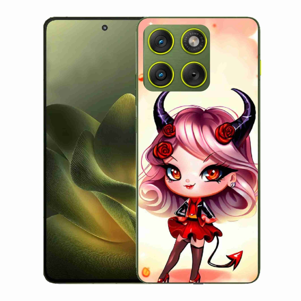 Gélový kryt mmCase na Motorola Edge 70 - kreslená čertica