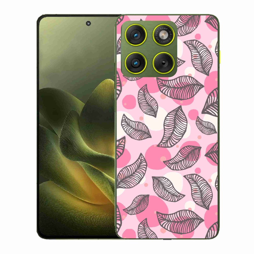 Gélový kryt mmCase na Motorola Edge 70 - kreslené padajúce listy