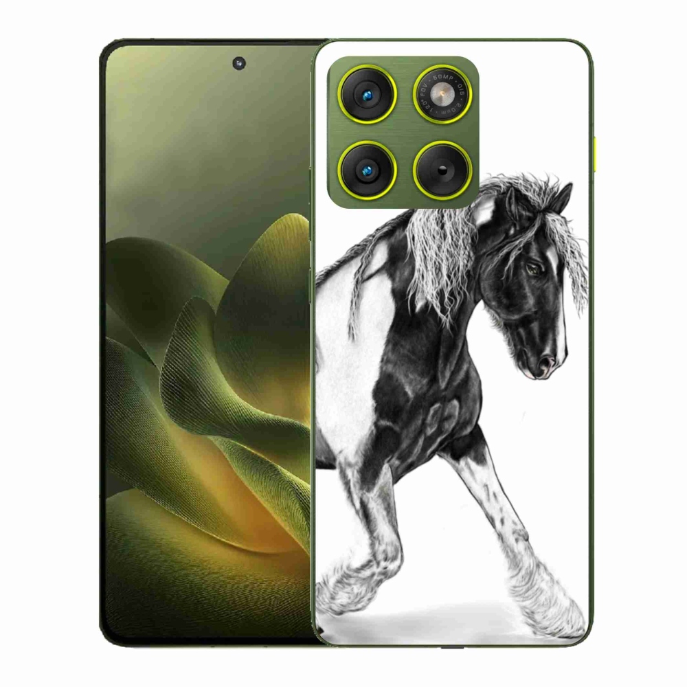 Gélový kryt mmCase na Motorola Edge 70 - kôň