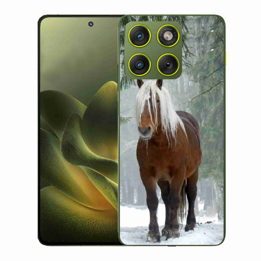 Gélový kryt mmCase na Motorola Edge 70 - kôň v lese