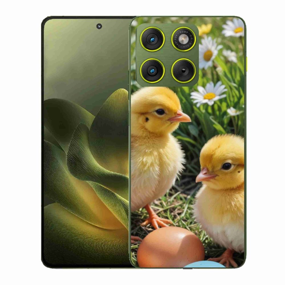 Gélový kryt mmCase na Motorola Edge 70 - kuriatka