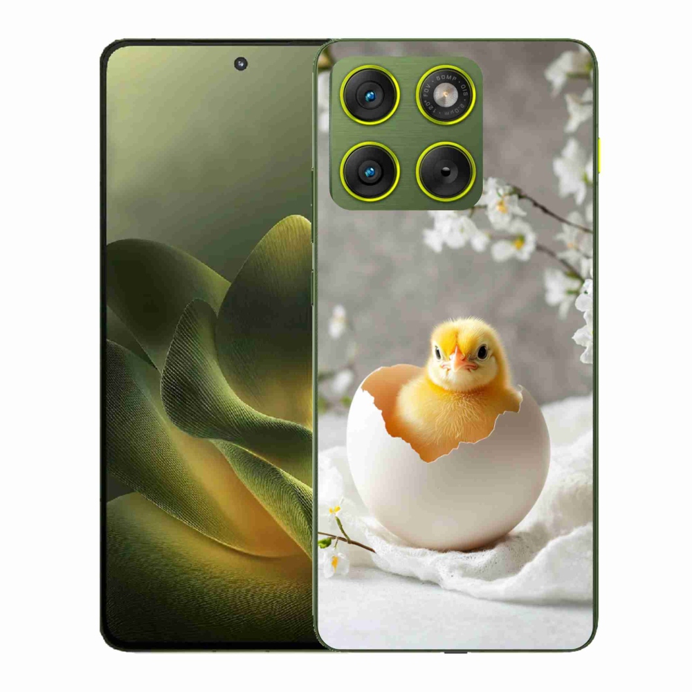 Gélový kryt mmCase na Motorola Edge 70 - kuriatko